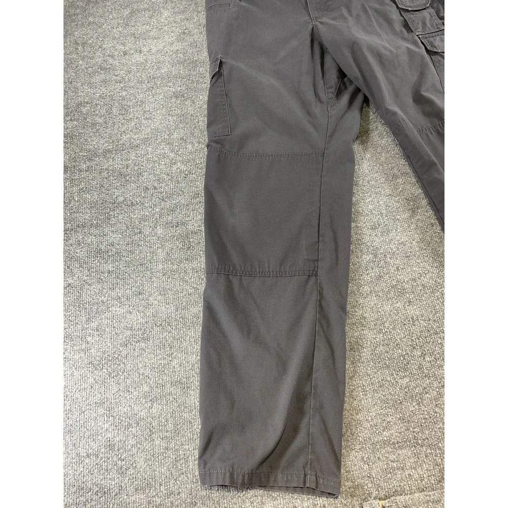 5.11 Tactical Pants Mens 38x35 Gray Cargo Utility Ripstop Workwear Outdoor Hikin